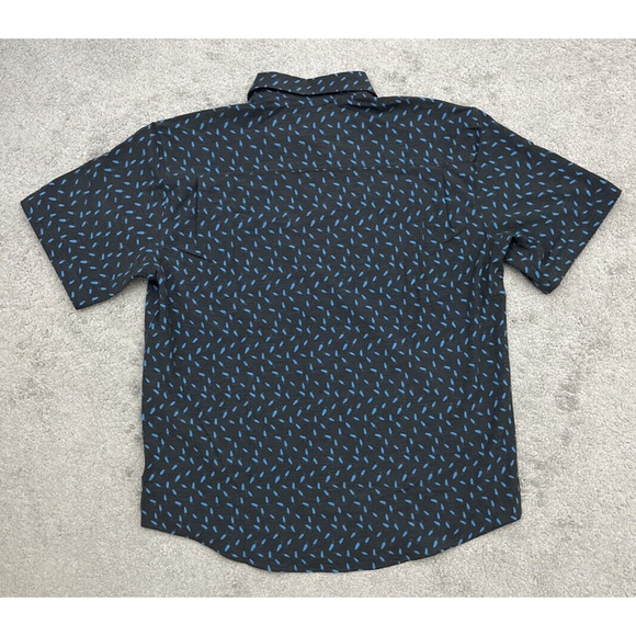 Huk Button Down Shirt Mens Medium Fishing Kona Lure Splash Performance Print NWT - Picture 8 of 11